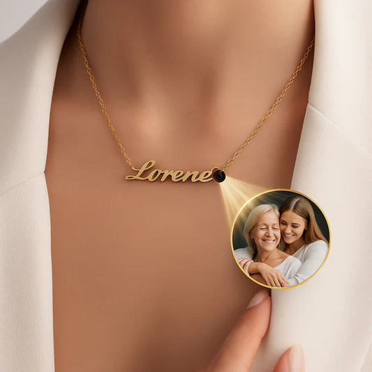Personalized Photo and Name Necklace