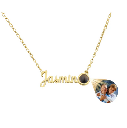 Personalized Photo and Name Necklace