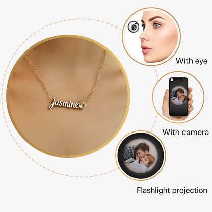 Personalized Photo and Name Necklace